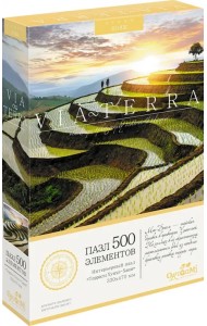Пазл. Террасы Хунхэ-Хани, 500 элементов