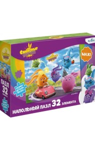 Пазл напольный. Солнечные зайчики. Крутые виражи, 32 элемента