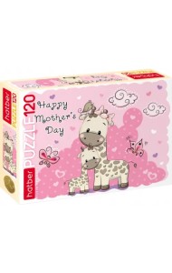 Пазл. Мама и малыш, 120 элементов