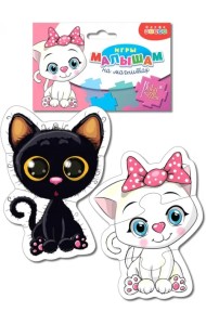 Мягкие пазлы на магнитах. Два котенка