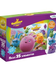 Пазл. Солнечные зайчики. Всего и побольше!, 35 элементов Пазл. Солнечные зайчики. Всего и побольше!, 35 элементов