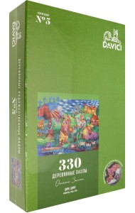 Деревянный пазл. Цирк, цирк!, 330 деталей