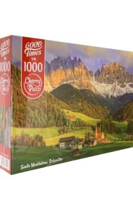 Пазл. Санта-Маддалена, Доломиты, 1000 элементов
