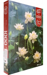 Пазл. Белый лотос, 1000 элементов