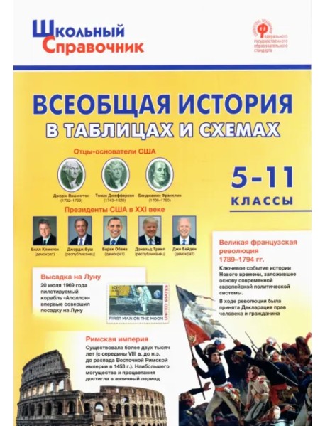 Всеобщая история в таблицах и схемах. 5–11 классы. ФГОС