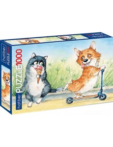 Пазл. Из жизни корги, 1000 элементов Пазл. Из жизни корги, 1000 элементов