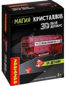 Пазл 3D. Магия кристалов. Автобус, 54 детали