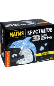 Пазл 3D. Магия кристаллов. Дельфин, 95 деталей