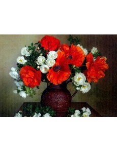 Картина для раскрашивания по номерам. Строгий букет Картина для раскрашивания по номерам. Строгий букет