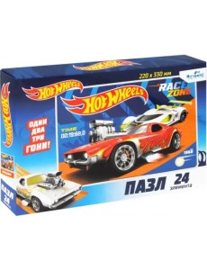 Пазл. Hot Wheels. Территория гонки, 24 элемента Пазл. Hot Wheels. Территория гонки, 24 элемента