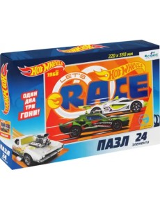 Пазл. Hot Wheels. Ускорение, 24 элемента Пазл. Hot Wheels. Ускорение, 24 элемента