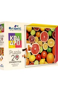 Пазл. Квадро. Цитрусовые, 29 элементов