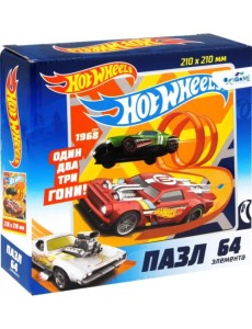 Пазл. Hot Wheels. Крутые виражи, 64 элемента