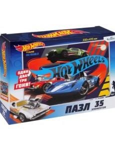 Пазл-maxi. Hot Wheels. Неудержимые, 35 элементов Пазл-maxi. Hot Wheels. Неудержимые, 35 элементов