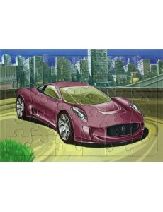 Планшетный пазл. Грузовой автомобиль. Ягуар, 24 элемента Планшетный пазл. Грузовой автомобиль. Ягуар, 24 элемента