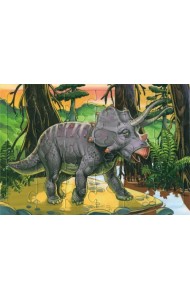 Планшетный пазл. Трицератопс, 30 элементов