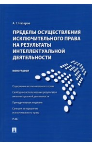 Пределы осуществления исключительного права на результаты интеллектуальной деятельности