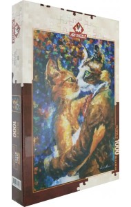 Пазл. Танец влюбленных кошек, 1000 элементов