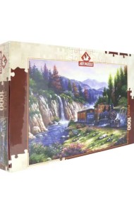 Пазл. Путешествие на поезде, 1000 элементов