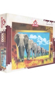Пазл. Слоны, 1000 элементов