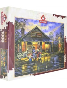 Пазл. Мотоциклист, 1000 элементов Пазл. Мотоциклист, 1000 элементов