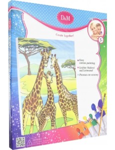 Роспись по холсту. Жирафы Роспись по холсту. Жирафы