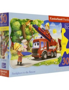 Пазл-midi. Пожарные спешат на помощь, 30 элементов Пазл-midi. Пожарные спешат на помощь, 30 элементов