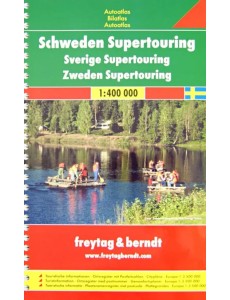Sweden. Supetouring Road Atlas 1:400 000 Sweden. Supetouring Road Atlas 1:400 000