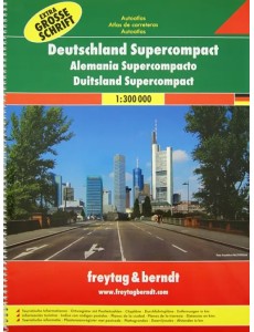 Deutschland Supercompact. Autoatlas 1:300 000