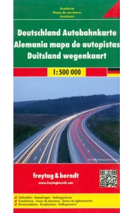 Germany motorway map. 1:500 000