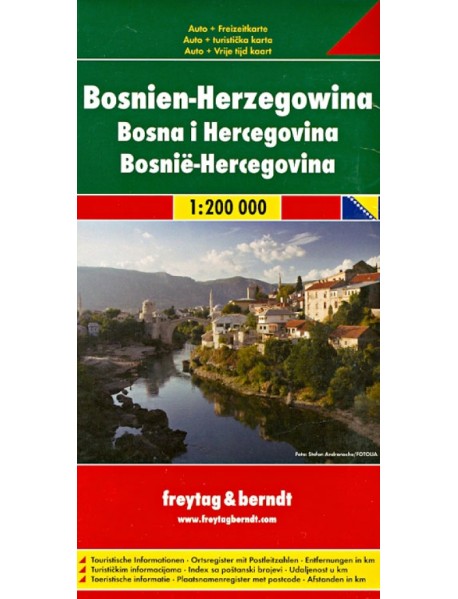 Bosnia-Hercegovina. 1:200 000