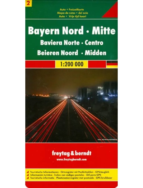 Bavaria North - Middle. 1:200 000