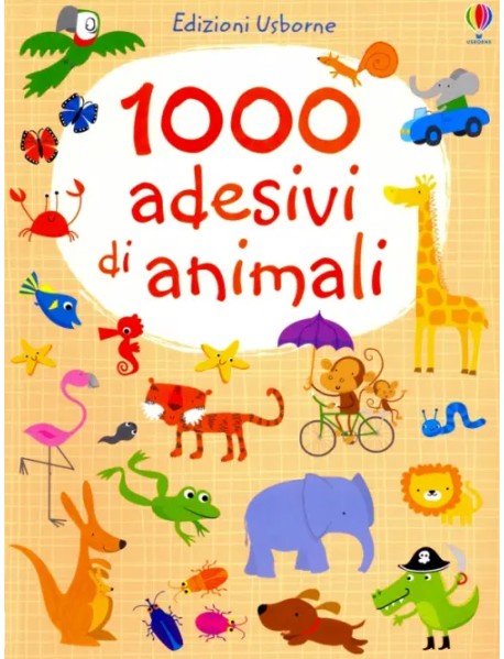 1000 adesivi di animali