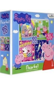 Набор пазлов 4 в 1. Семейные приключения