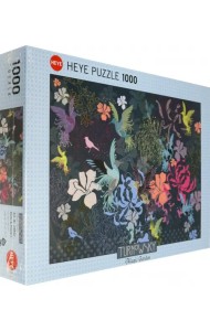 Пазл. Птицы и цветы, 1000 элементов