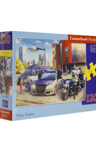 Пазл-midi. Полицейский участок, 120 элементов
