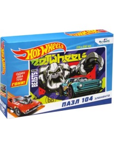 Пазл. Hot wheels. Мотор-зверь, 104 элемента
