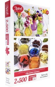 Набор пазлов. Ароматы счастья, 2 по 500 элементов