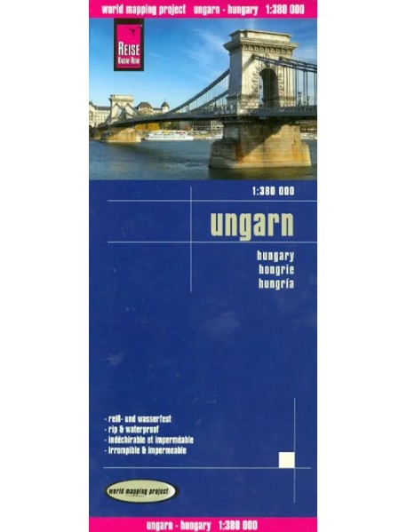 Hungary. Ungarn 1:380 000