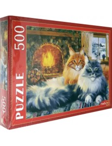 Пазл. Русская коллекция Г. Котинова. У камина. На даче, 500 элементов Пазл. Русская коллекция Г. Котинова. У камина. На даче, 500 элементов