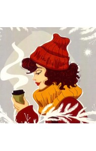 Холст с красками. Согревающий кофе