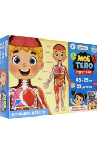 Набор Моё тело. Мегапазл с обучающей книгой