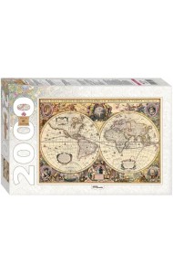 Пазл. Историческая карта мира, 2000 элементов