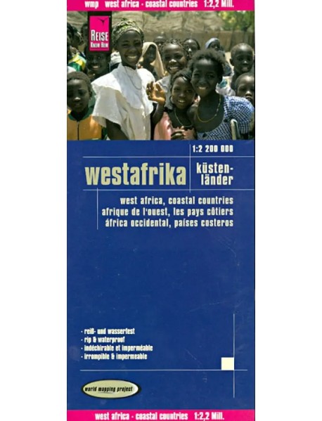 Westafrika. Kusten-Lander. 1:2 200 000