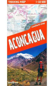 Аконкагуа. Карта гор. Aconcagua 1:50000 trekking map