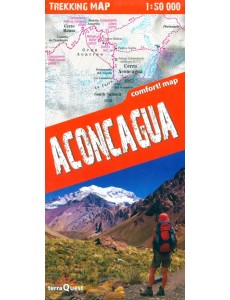 Аконкагуа. Карта гор. Aconcagua 1:50000 trekking map Аконкагуа. Карта гор. Aconcagua 1:50000 trekking map