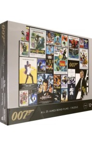 Пазл. James Bond 007. Постеры, 1000 элементов