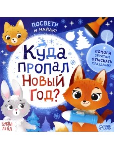 Книга с фонариком Куда пропал Новый год?