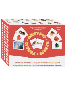 Набор карточек № 4. Смотрю. Играю. Узнаю Набор карточек № 4. Смотрю. Играю. Узнаю