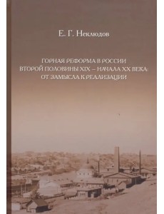 Горная реформа в России вторая половина XIX — начало XX века. От замысла к реализации Горная реформа в России вторая половина XIX — начало XX века. От замысла к реализации